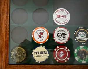 Golf Ball Marker Display Frame