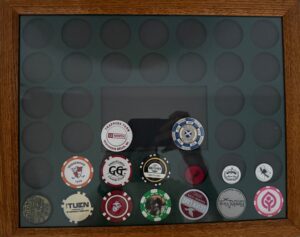Golf Ball Marker Display Frame